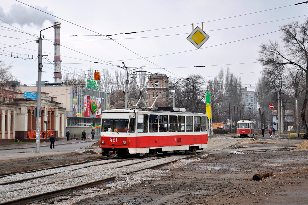 Запорожье, Татра-Юг Т6Б5 № 461; Запорожье — Ремонты трамвайных путей