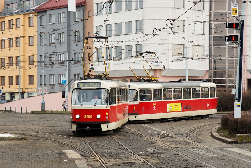 Прага, Tatra T3R.P № 8499