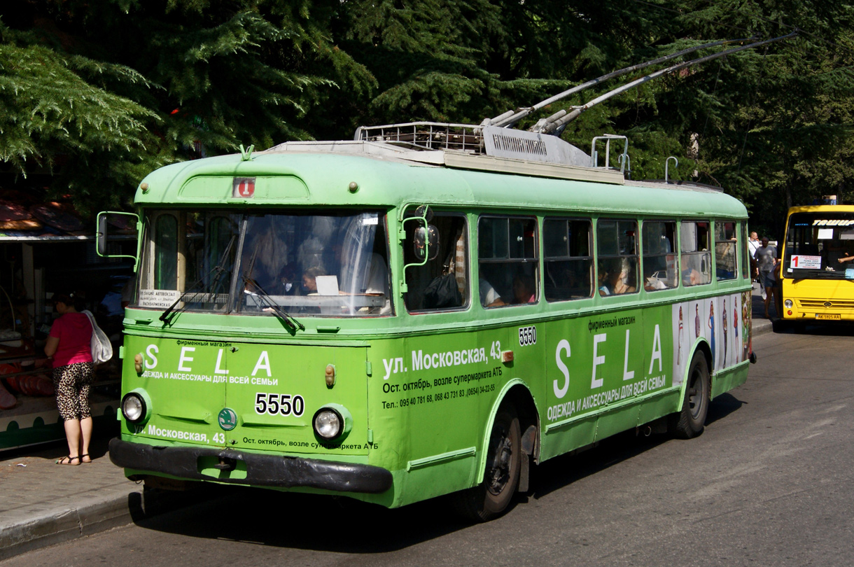 Крымский троллейбус, Škoda 9Tr21 № 5550
