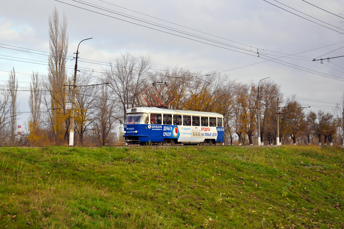 Волгоград, Tatra T3SU (двухдверная) № 3008
