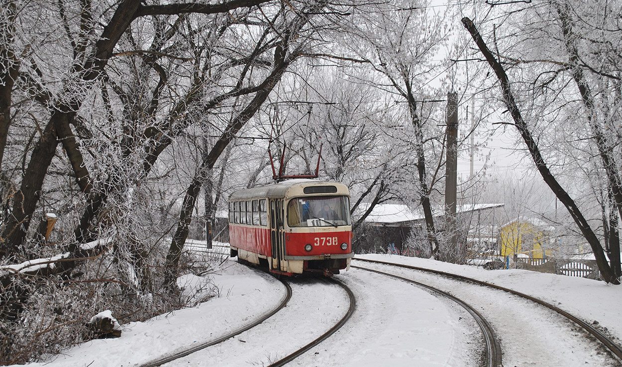 Донецк, Tatra T3SU (двухдверная) № 3738