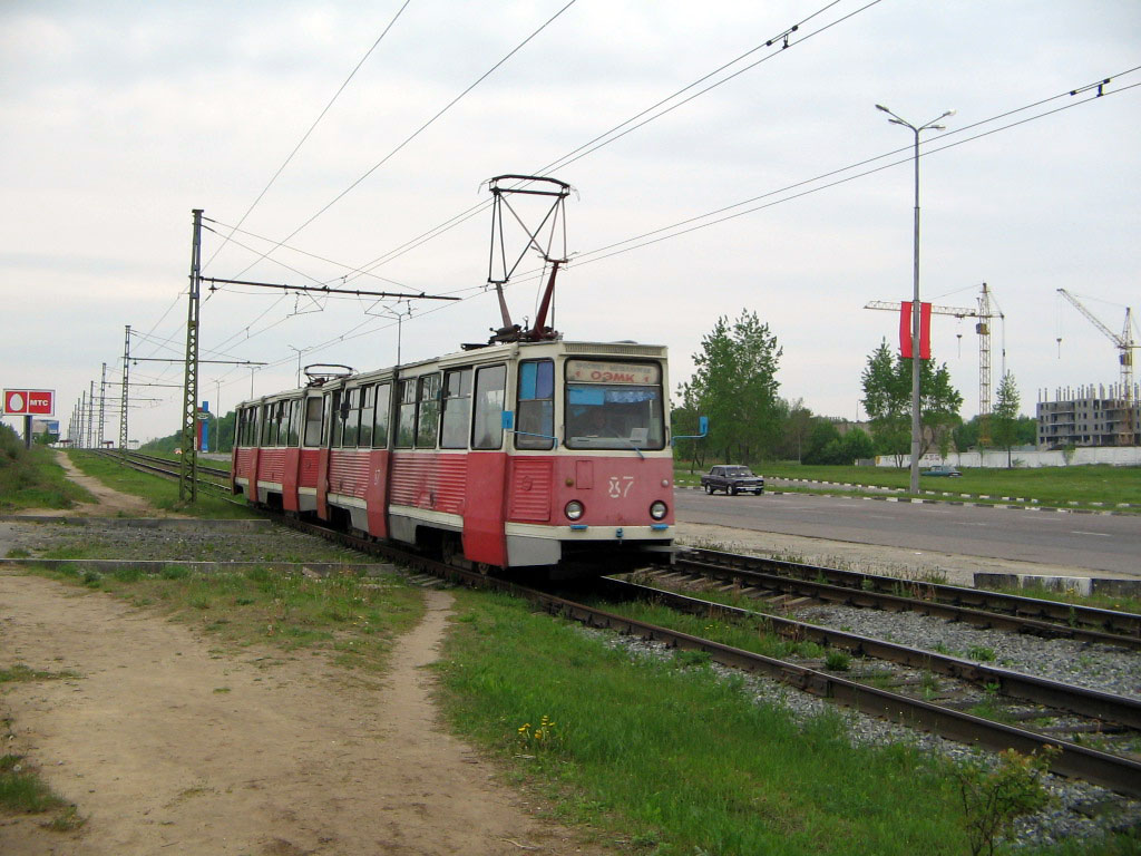 Старый Оскол, 71-605 (КТМ-5М3) № 87; Старый Оскол — Трамвайная сеть и инфраструктура