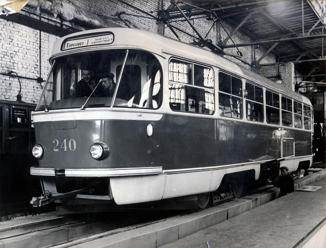 Запорожье, Tatra T3SU (двухдверная) № 240