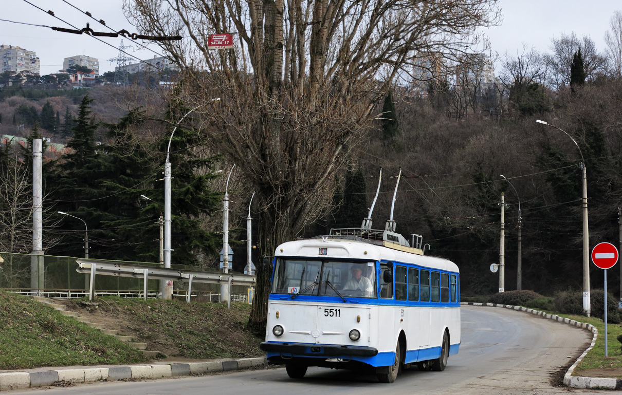 Крымский троллейбус, Škoda 9Tr19 № 5511