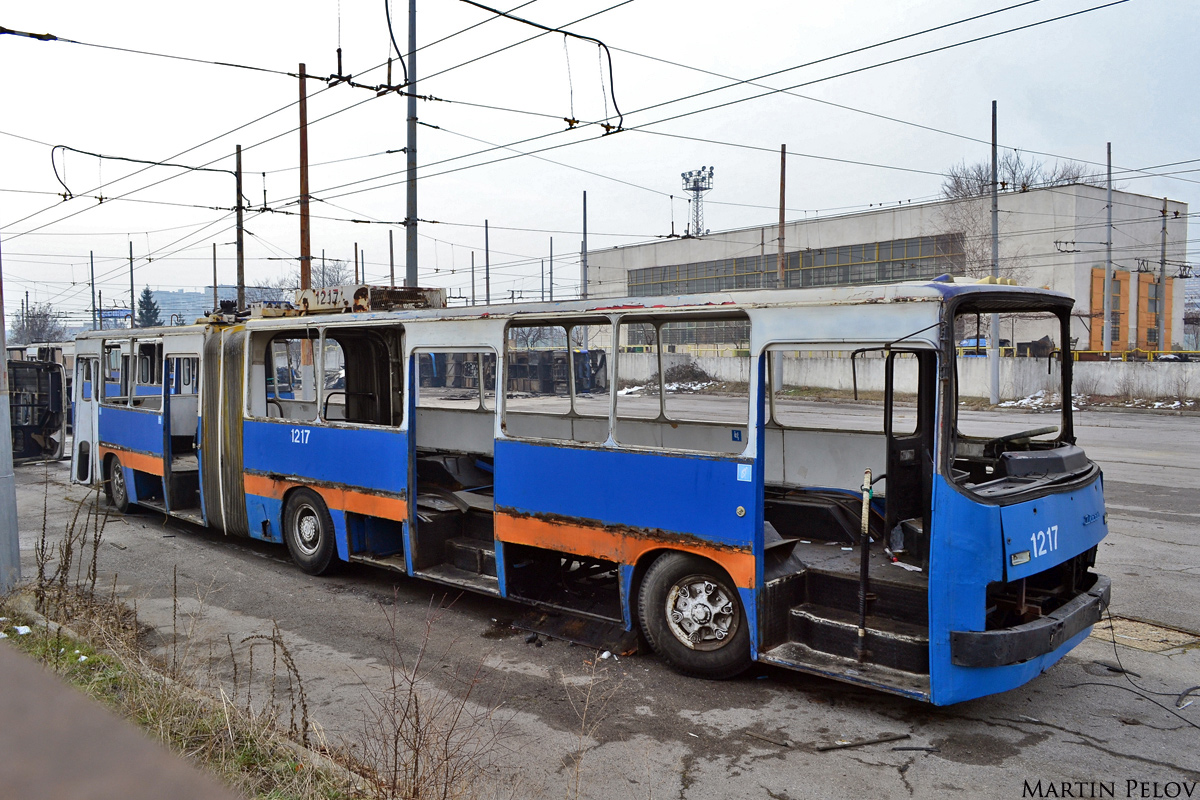 Sofia, Ikarus 280.92 Nr. 1217; Sofia — Scrapping — Ikarus 280.92