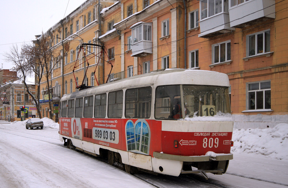 Самара, Tatra T3SU № 809