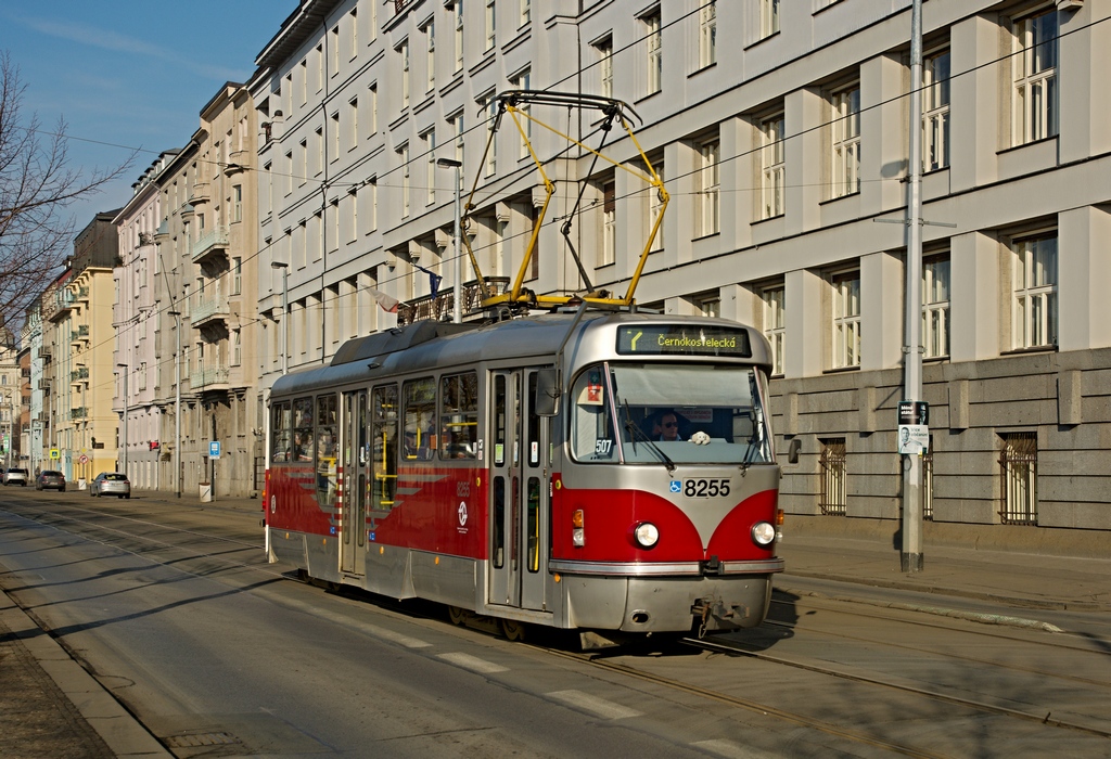 Прага, Tatra T3R.PLF № 8255