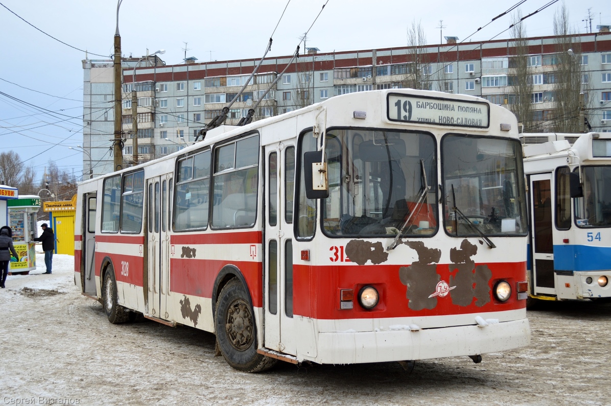 Samara, ZiU-682V-012 [V0A] # 3128; Samara — Terminus stations and loops (trolleybus)