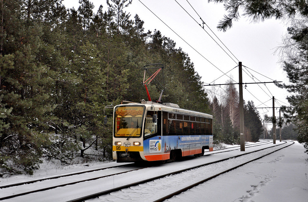 Stary Oskol, 71-619K č. 96; Stary Oskol — Tram and Nature