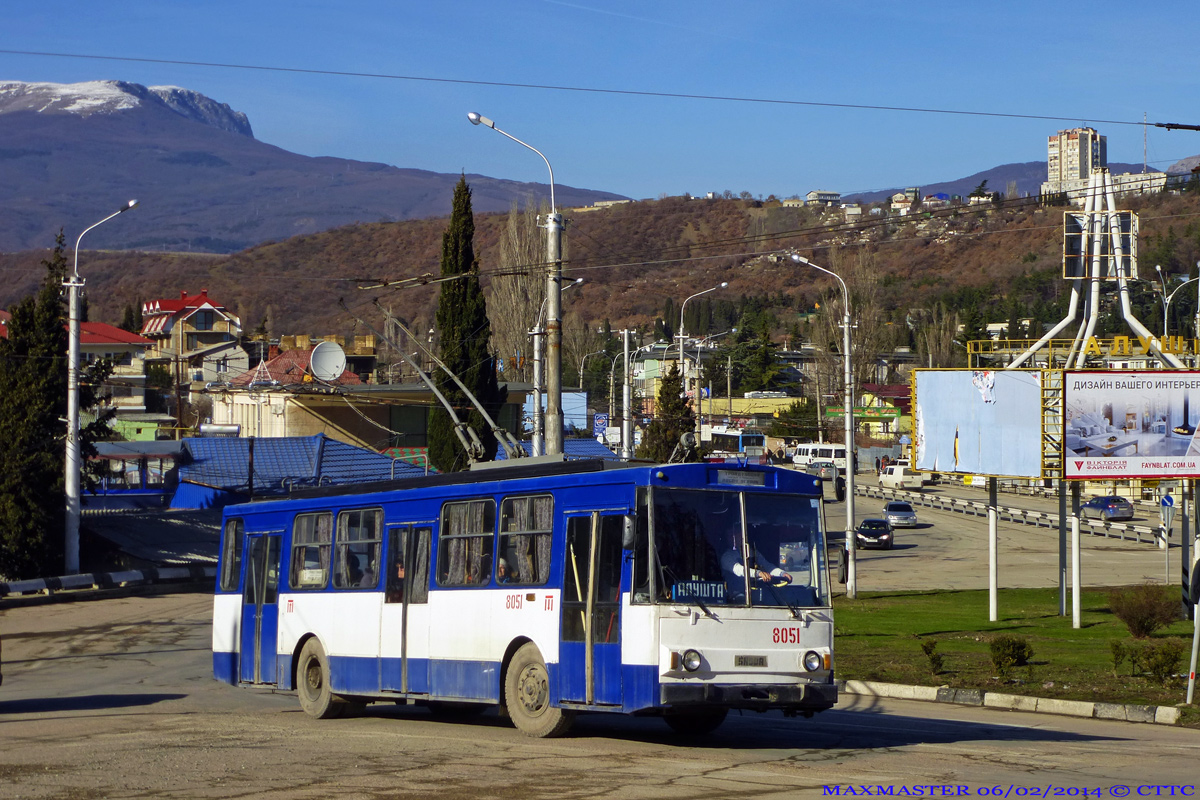 Крымский троллейбус, Škoda 14Tr02/6 № 8051