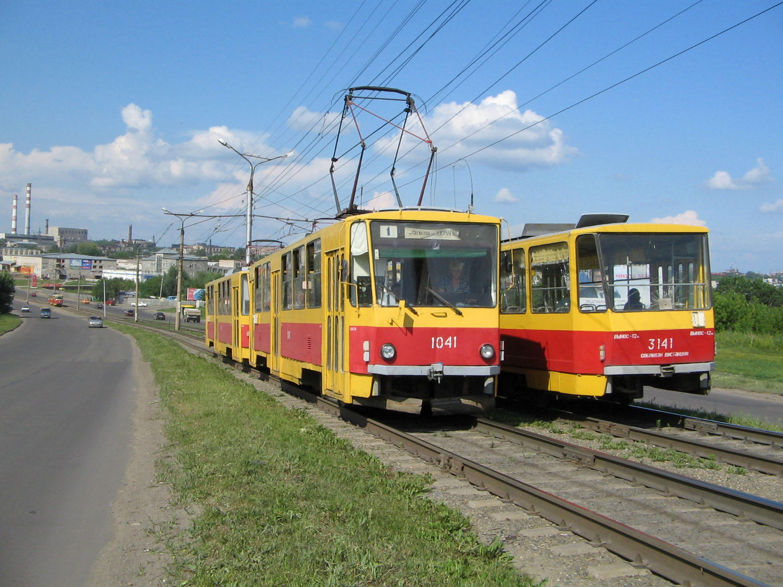 Барнаул, Tatra T6B5SU № 1041