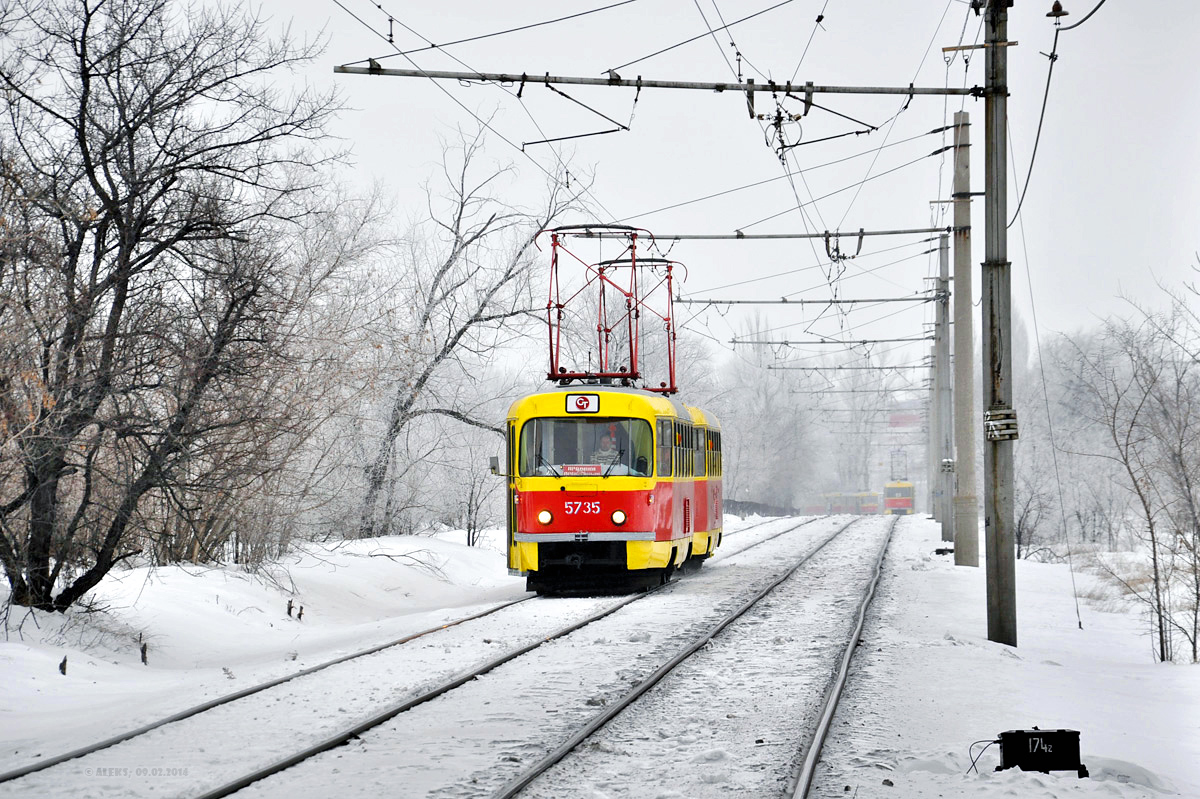 Волгоград, Tatra T3SU № 5735
