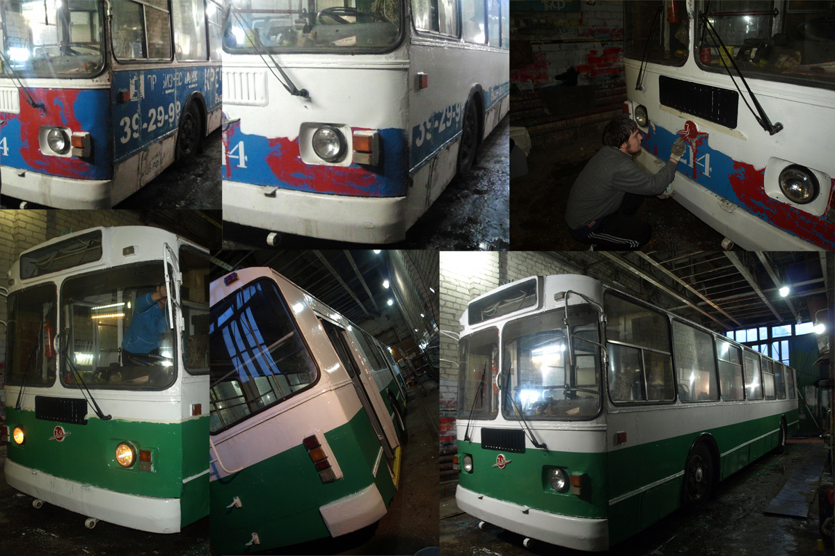 Курск, ЗиУ-682Г-012 [Г0А] № 214; Курск — Покрасочный цех