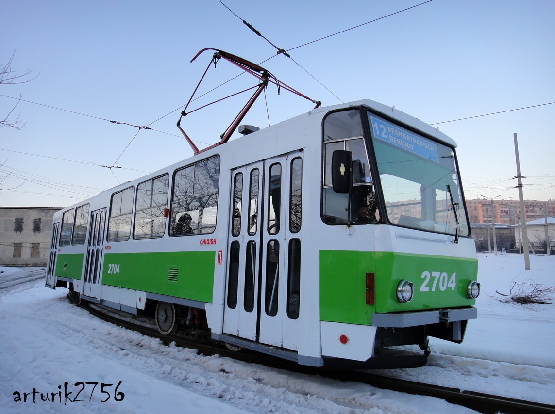 Ташкент, Tatra T6B5SU № 2704