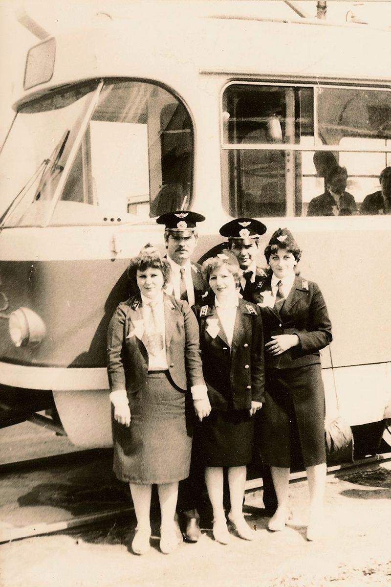 Орёл, Tatra T3SU № 032; Орёл — Исторические фотографии [1946-1991]; Орёл — Работники электротранспорта