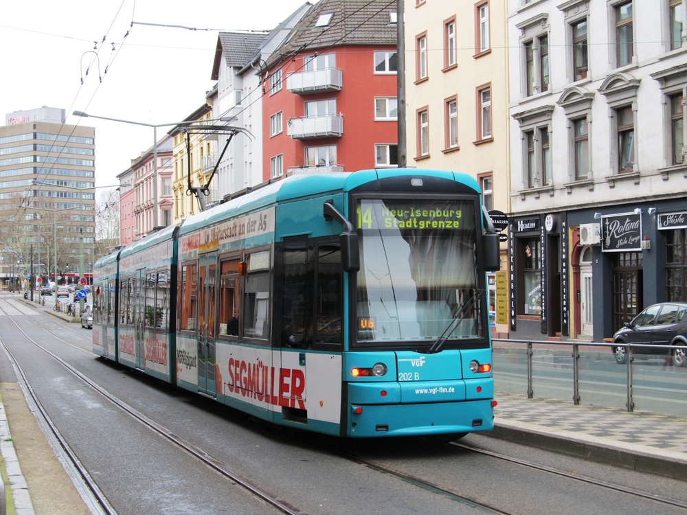 Франкфурт-на-Майне, Bombardier Flexity Classic № 202