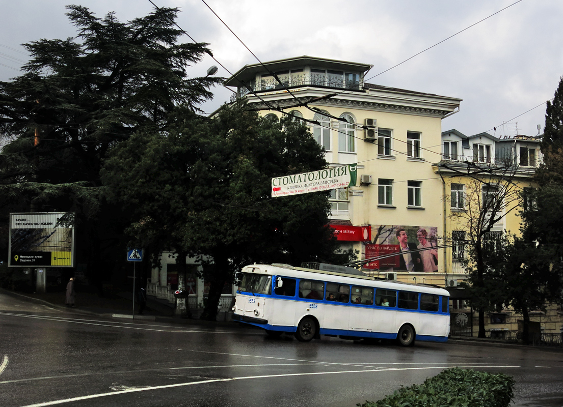 Крымский троллейбус, Škoda 9Tr21 № 5553