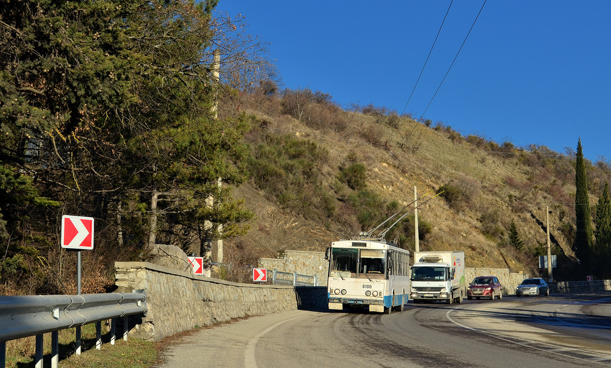 Крымский троллейбус, Škoda 14Tr89/6 № 8100