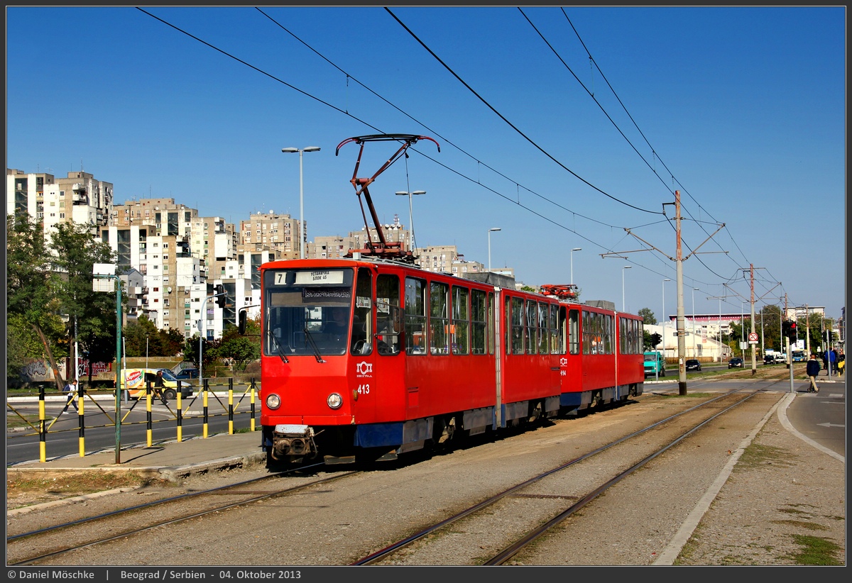 Belgrade, Tatra KT4M-YUB č. 413