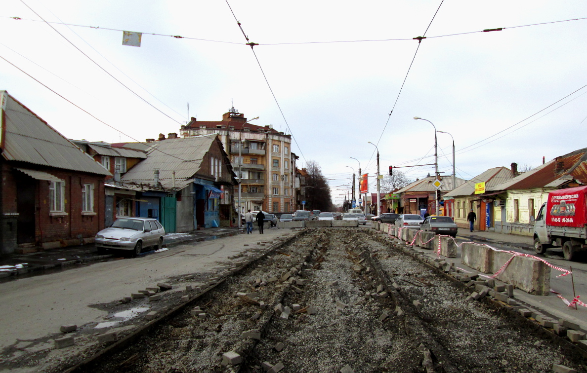 Vladikavkaz — Construction, repair and reconstruction of tram lines