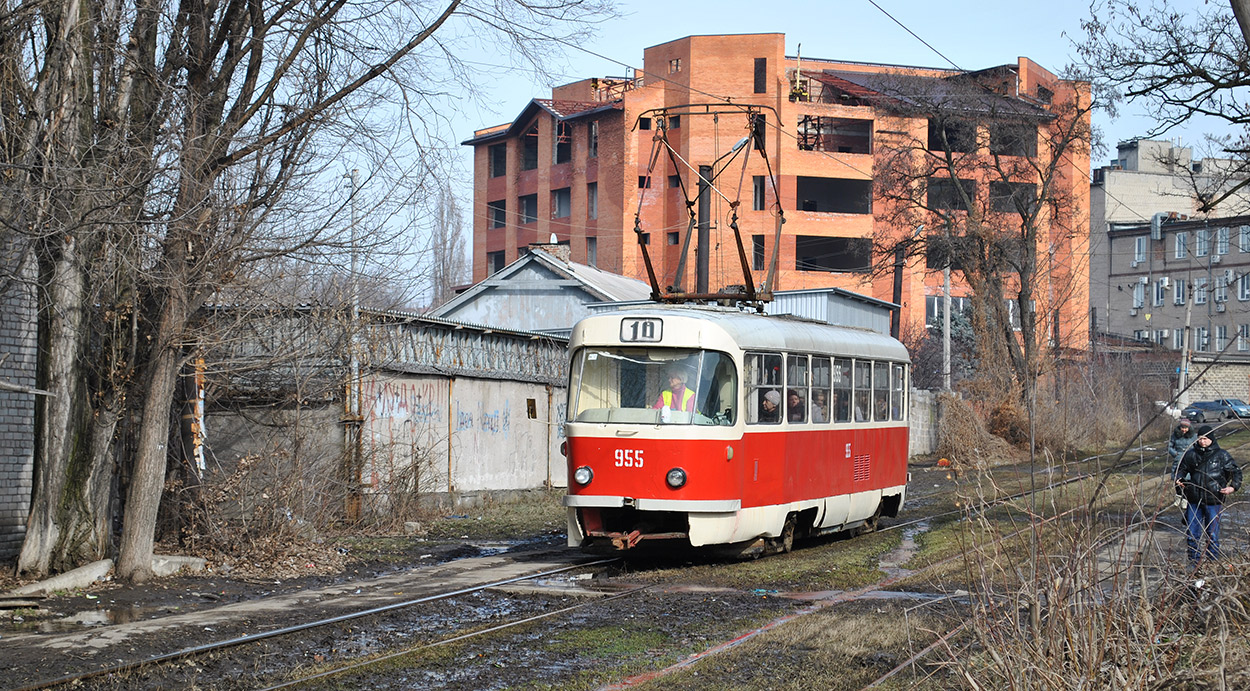 Донецк, Tatra T3SU № 955