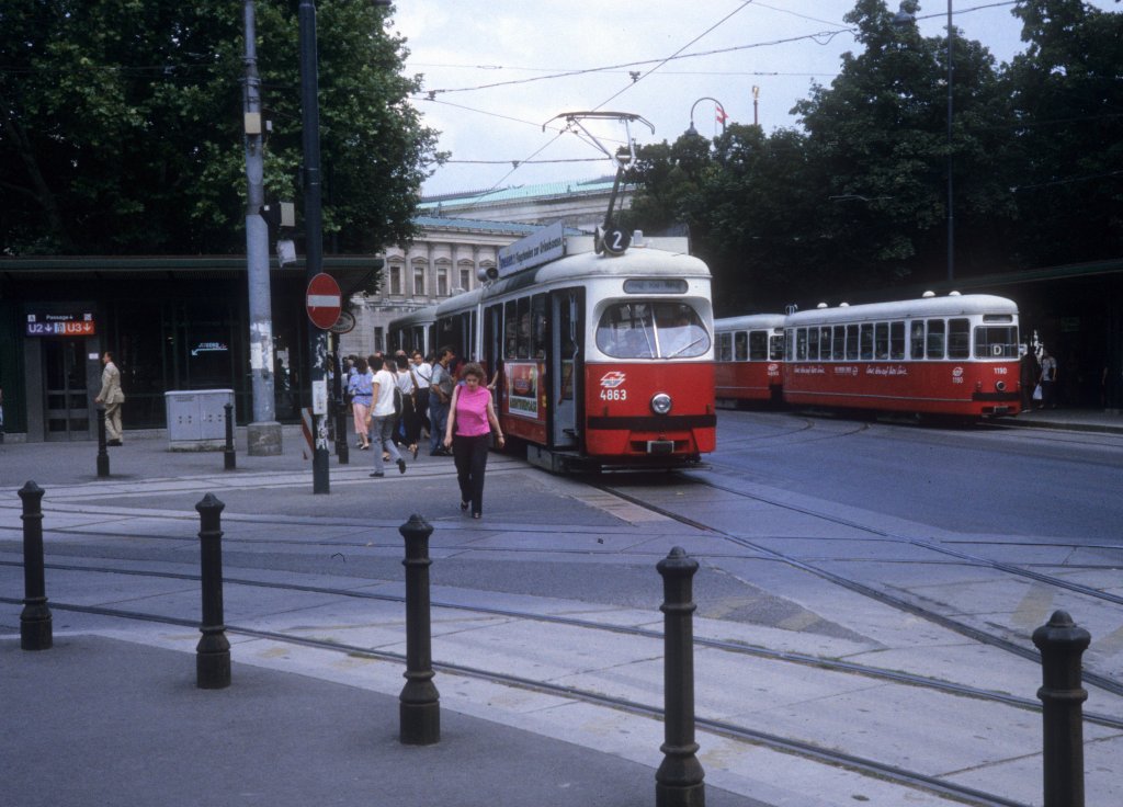Beč, SGP Type E1 Br. 4863; Beč, Lohner Тype c3 Br. 1190 Beč, SGP Type E1 Br. 4863; Beč, Lohner Тype c3 Br. 1190