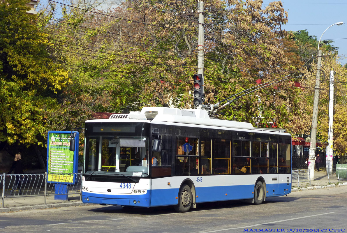 Крымский троллейбус, Богдан Т70110 № 4348