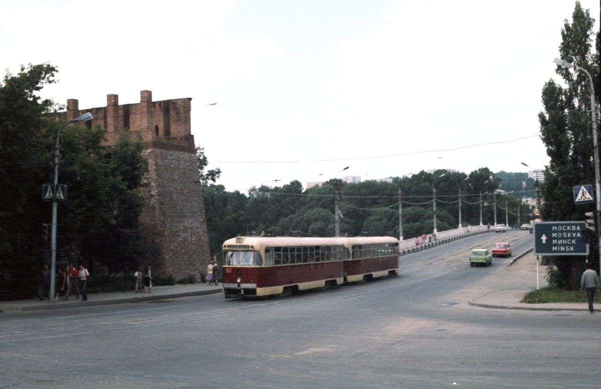Smolensk, RVZ-6M2 č. 63; Smolensk — Dismantling and abandoned lines; Smolensk — Historical photos (1945 — 1991)