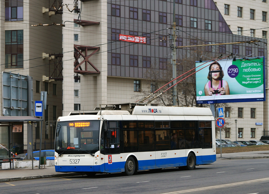 Москва, Тролза-5265.00 «Мегаполис» № 5327
