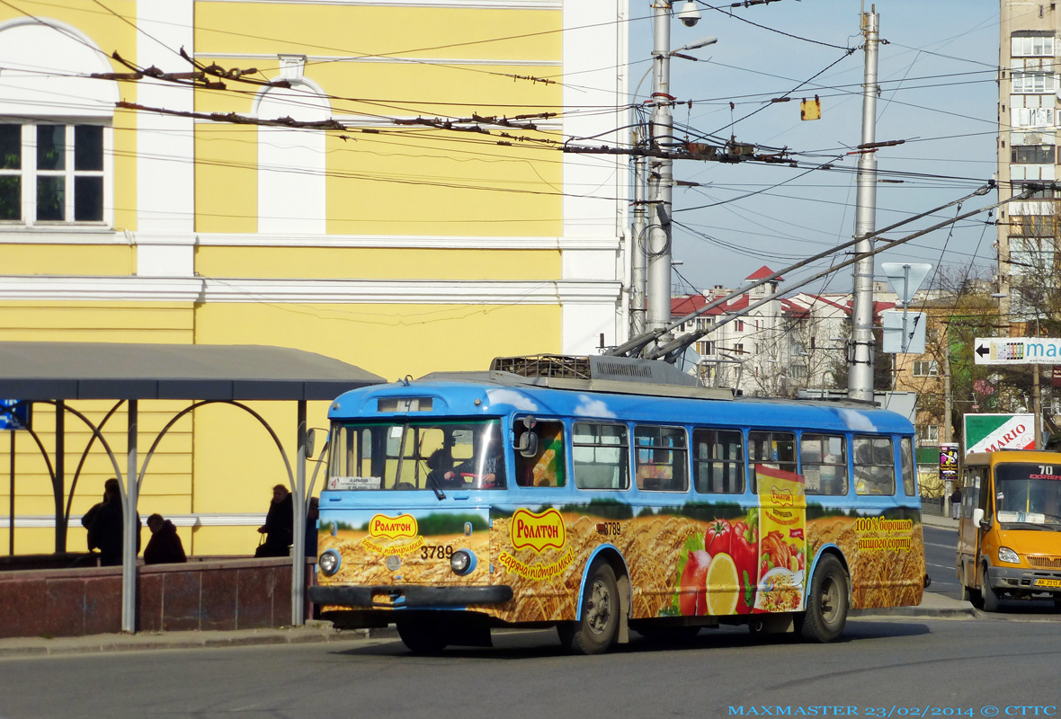 Крымский троллейбус, Škoda 9TrH29 № 3789
