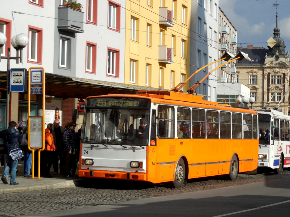 Опава, Škoda 14Tr17/6M № 74
