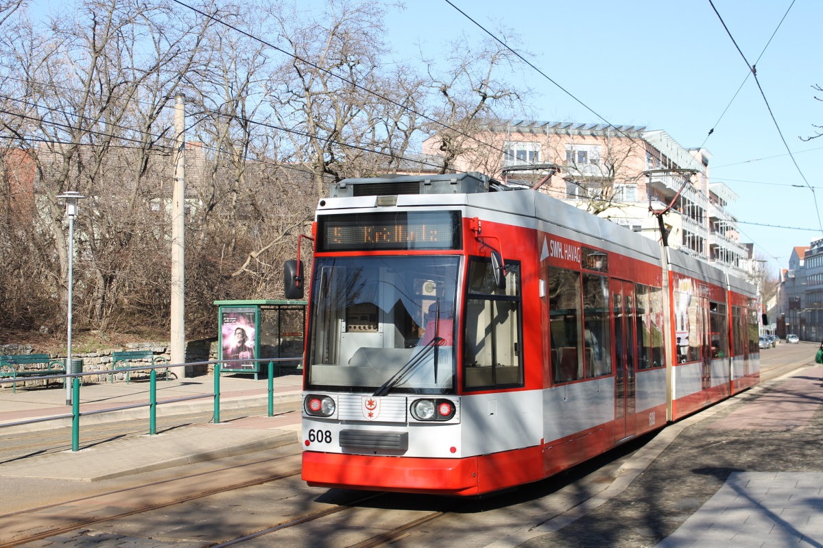 Галле, Duewag MGT6D № 608