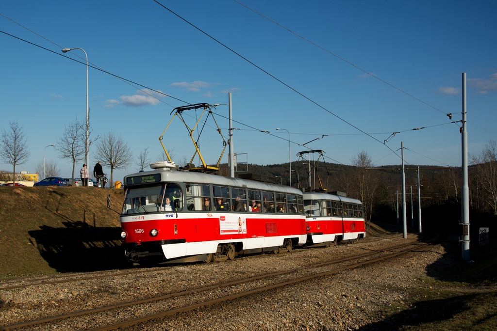 Brno, Tatra T3G № 1606