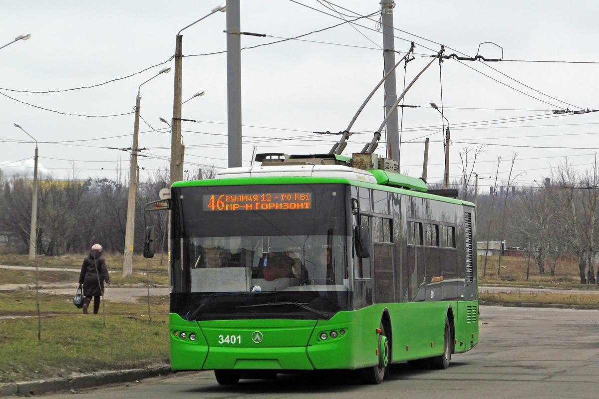 Харьков, ЛАЗ E183A1 № 3401