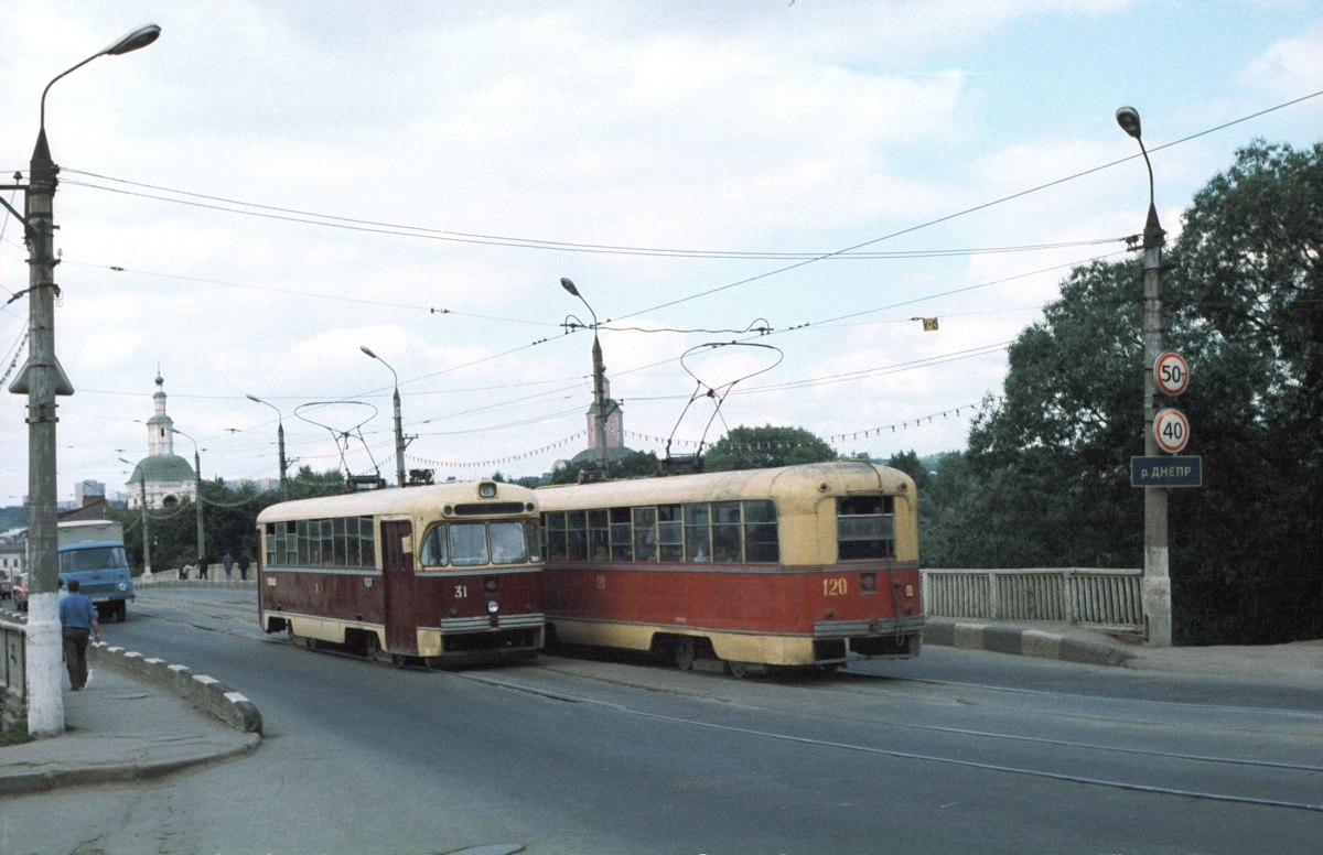 Smolensk, RVZ-6M2 č. 31; Smolensk — Dismantling and abandoned lines; Smolensk — Historical photos (1945 — 1991)