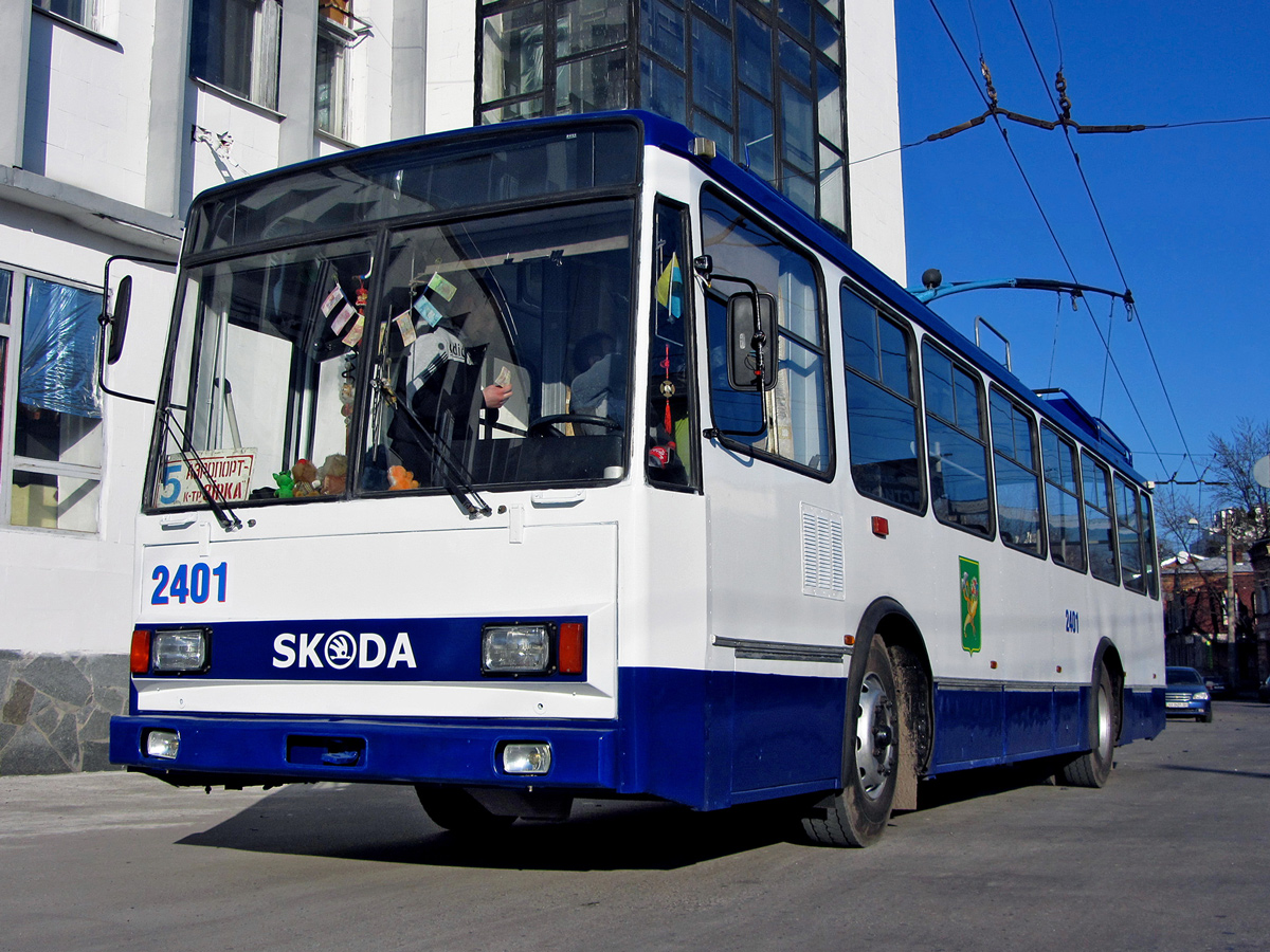 Харьков, Škoda 14Tr18/6M № 2401