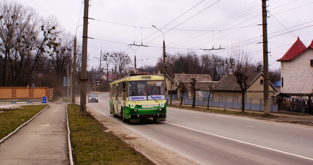 Черновцы, Škoda 14Tr11/6 № 317