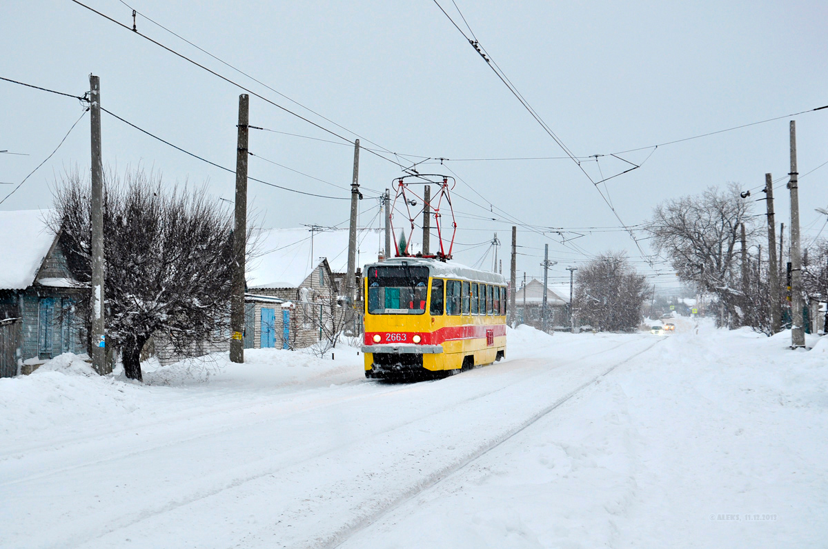 Волгоград, Tatra T3SU мод. ВЗСМ № 2663