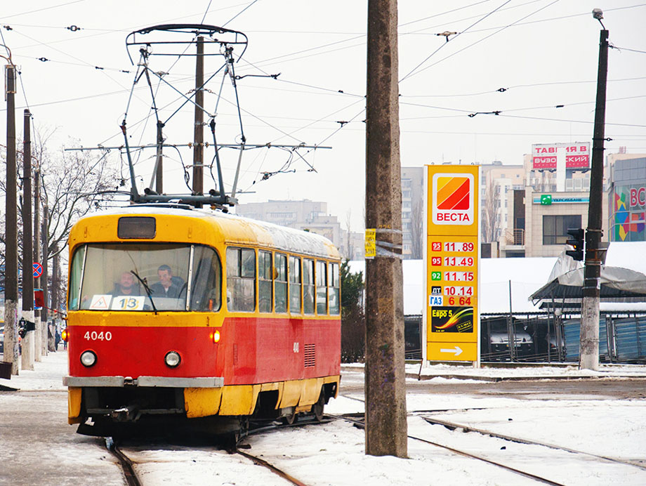Одесса, Tatra T3SU № 4040