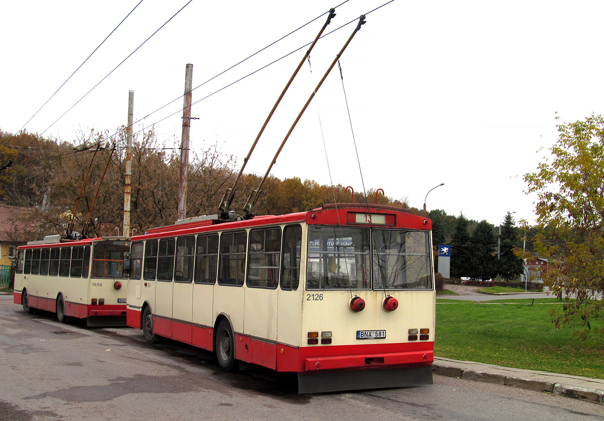 Вильнюс, Škoda 14Tr11/6 № 2126