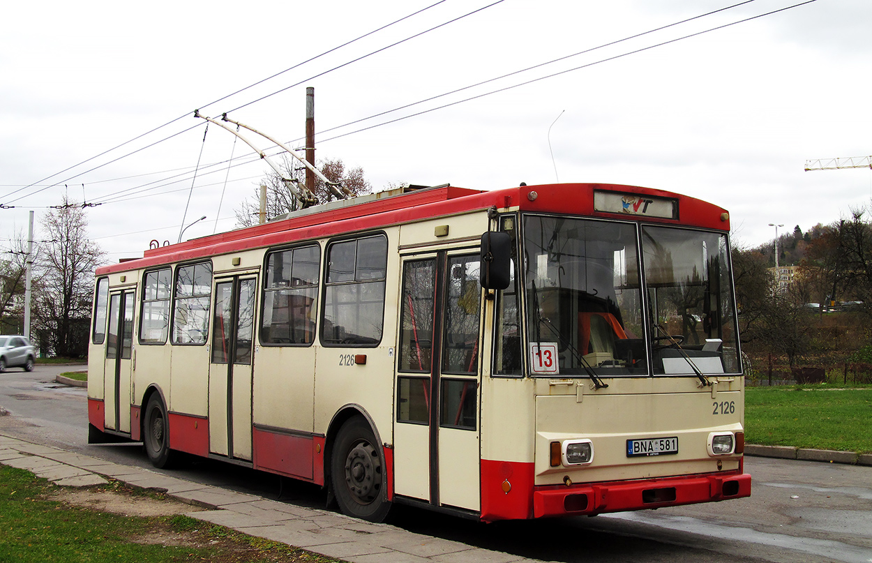 Вильнюс, Škoda 14Tr11/6 № 2126