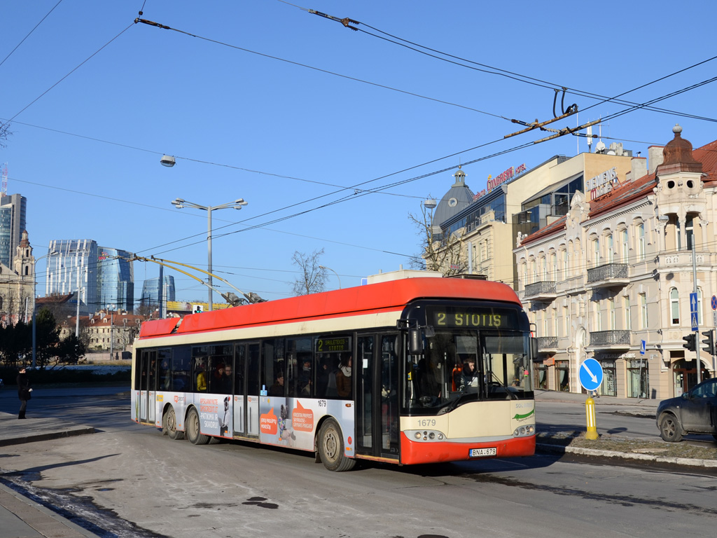 Вильнюс, Solaris Trollino II 15 AC № 1679