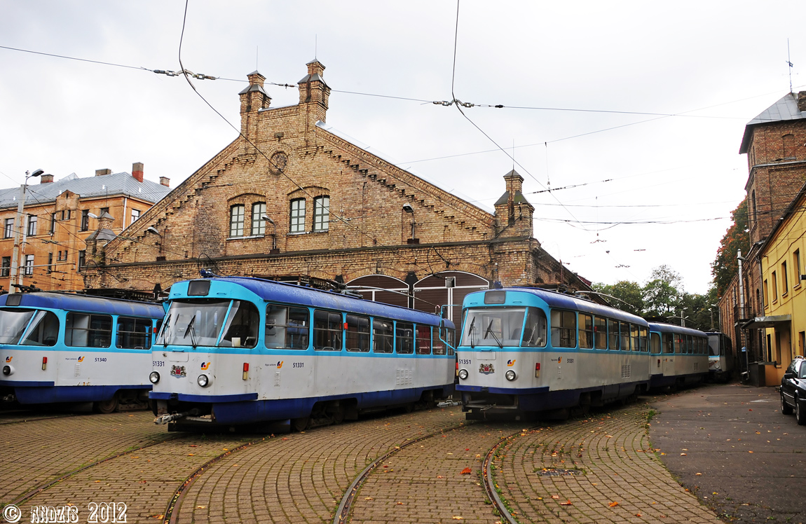 Рига, Tatra T3A № 51331; Рига, Tatra T3A № 51351