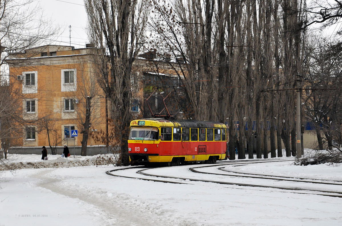 Волжскі, Tatra T3SU (двухдверная) № 83