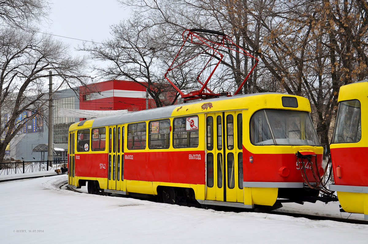 Волгоград, Tatra T3SU № 5742
