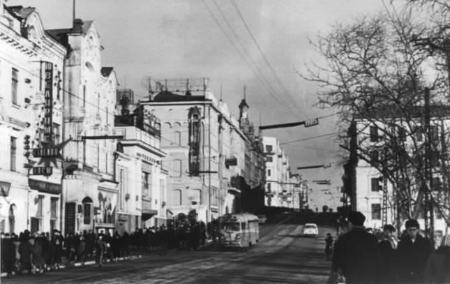 Владивосток — Исторические фотографии — трамвай (1946-1970)