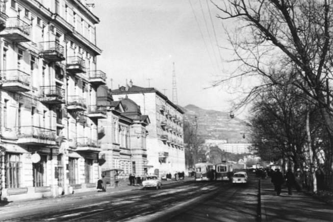 Владивосток — Исторические фотографии — трамвай (1946-1970)