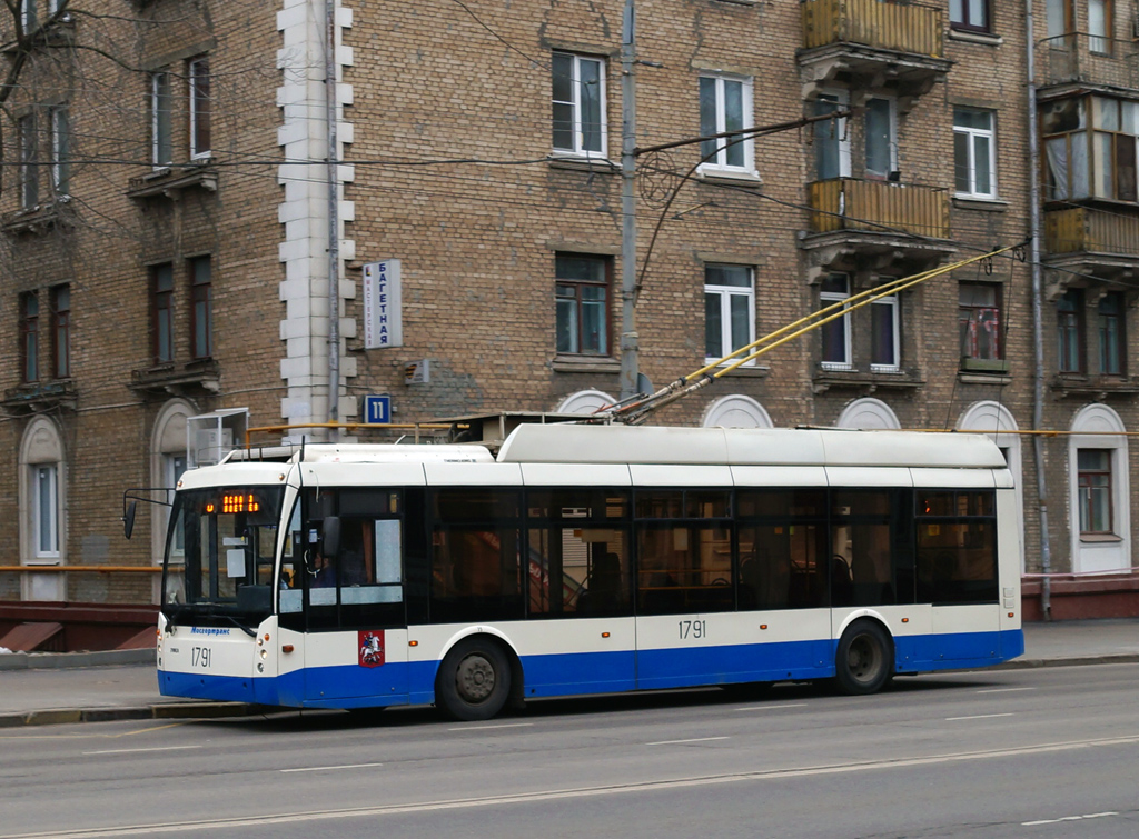 Москва, Тролза-5265.00 «Мегаполис» № 1791