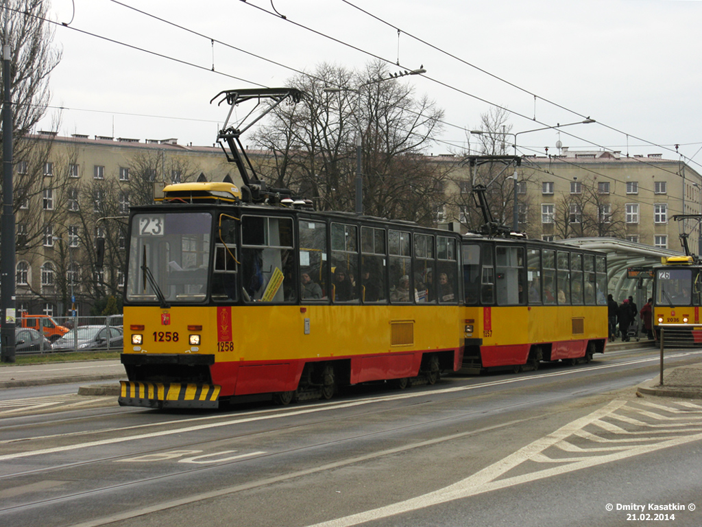 Варшава, Konstal 105Na № 1258