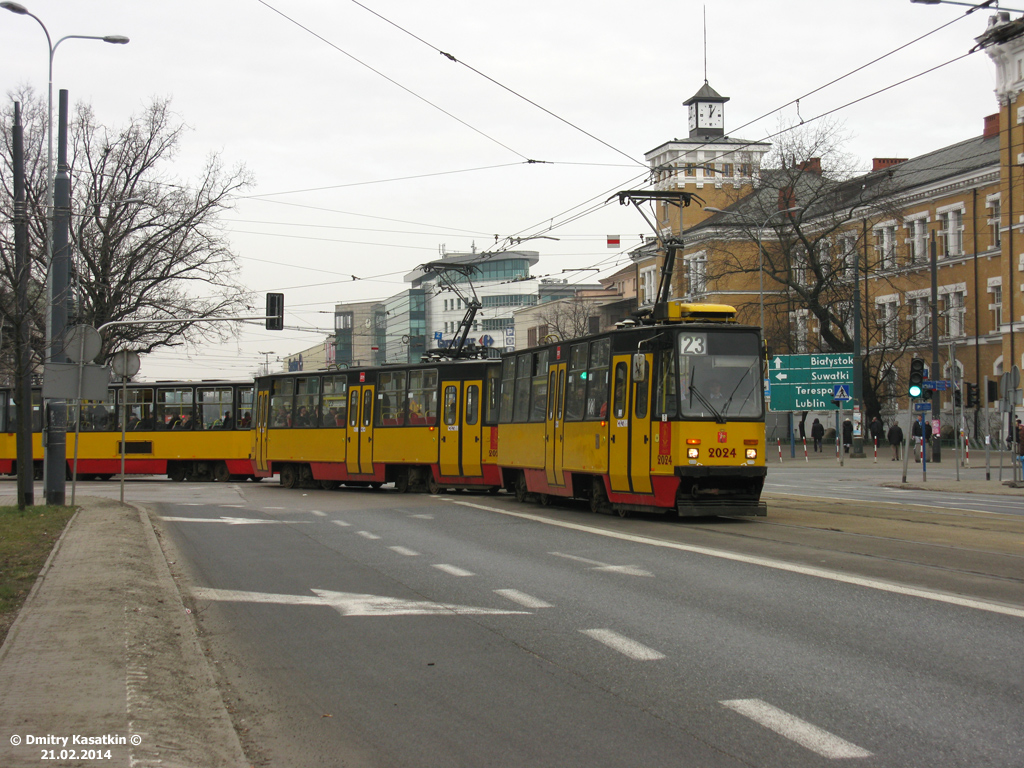 Варшава, Konstal 105N2k № 2024